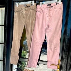 Buffalo David Bitton Women's Jeans Set - Pink and Tan